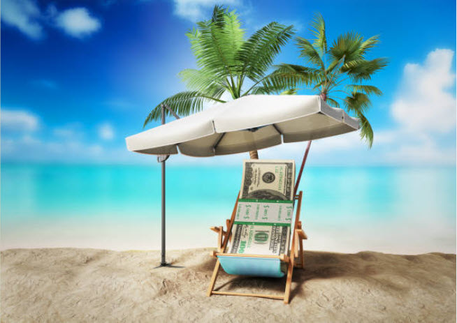 Make passive income on a vacation